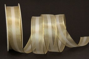Luxery creme gold 25 mm 20 m
