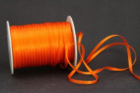 Satinband orange 3 mm 100 m