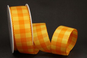 Chester Karo gelb orange Karo 40 mm 25 m
