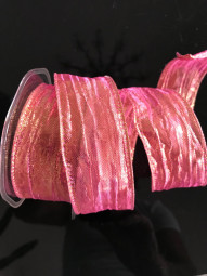 Shiny Crincles pinkmetallic 38 mm 10 m