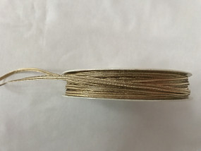 Elastikband flach gold 4 mm 30 m
