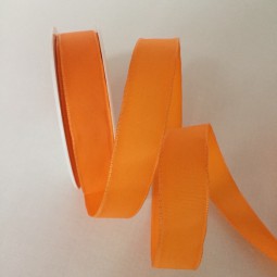 Uniband Lua orange mit Drahtkante 25 mm 25 m