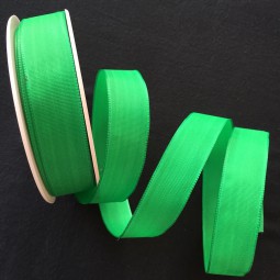 Uniband Lua grün mit Drahtkante 25 mm 25 m
