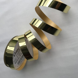 Metallic Kräuselband gold 15 mm 10 m