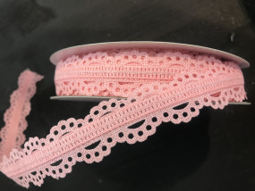 Perforated pink mit Drahtkante 20 mm 15 m