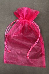 Organza-Säckchen pink 15 x 24 cm 10 VPE