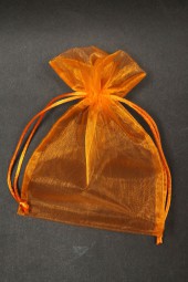 Organza-Säckchen orange 12 x 17 cm