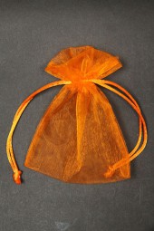 Organza-Säckchen orange 9 x 12 cm