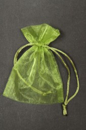 Organza-Säckchen hellgrün 9 x 12 cm