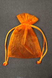 Organza-Säckchen orange 7 x 10 cm