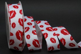 Red Lips rot weiss 25 mm 20 m