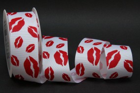 Red Lips rot weiss 40 mm 20 m
