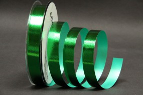 Metallicband grün 15 mm 25 m