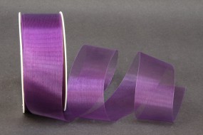 Organza geschnitten lila plum 36 mm
