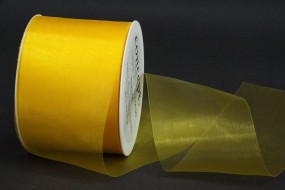 Organza geschnitten gelb 69 mm