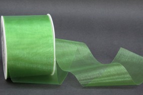 Organza geschnitten hellgrün 69 mm