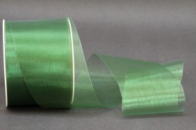 Organza geschnitten dunkelgrün 69 mm