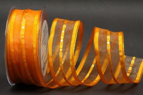 Rügen orange transparent 40 mm 20 m