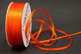 Satinband orange 3 mm 50 m
