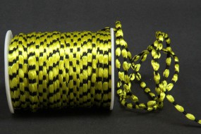Coloured Rope gelb schwarz 2 mm 50 m