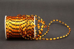Coloured Rope orange schwarz 2 mm 50 m