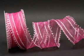 Karolin pink transparent 40 mm 20 m