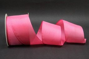 Uniband pink mit Draht 70 mm 25 m